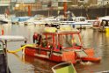 Einsatz BF Koeln Treibstoff auffangen Koeln Rheinauhafen P090